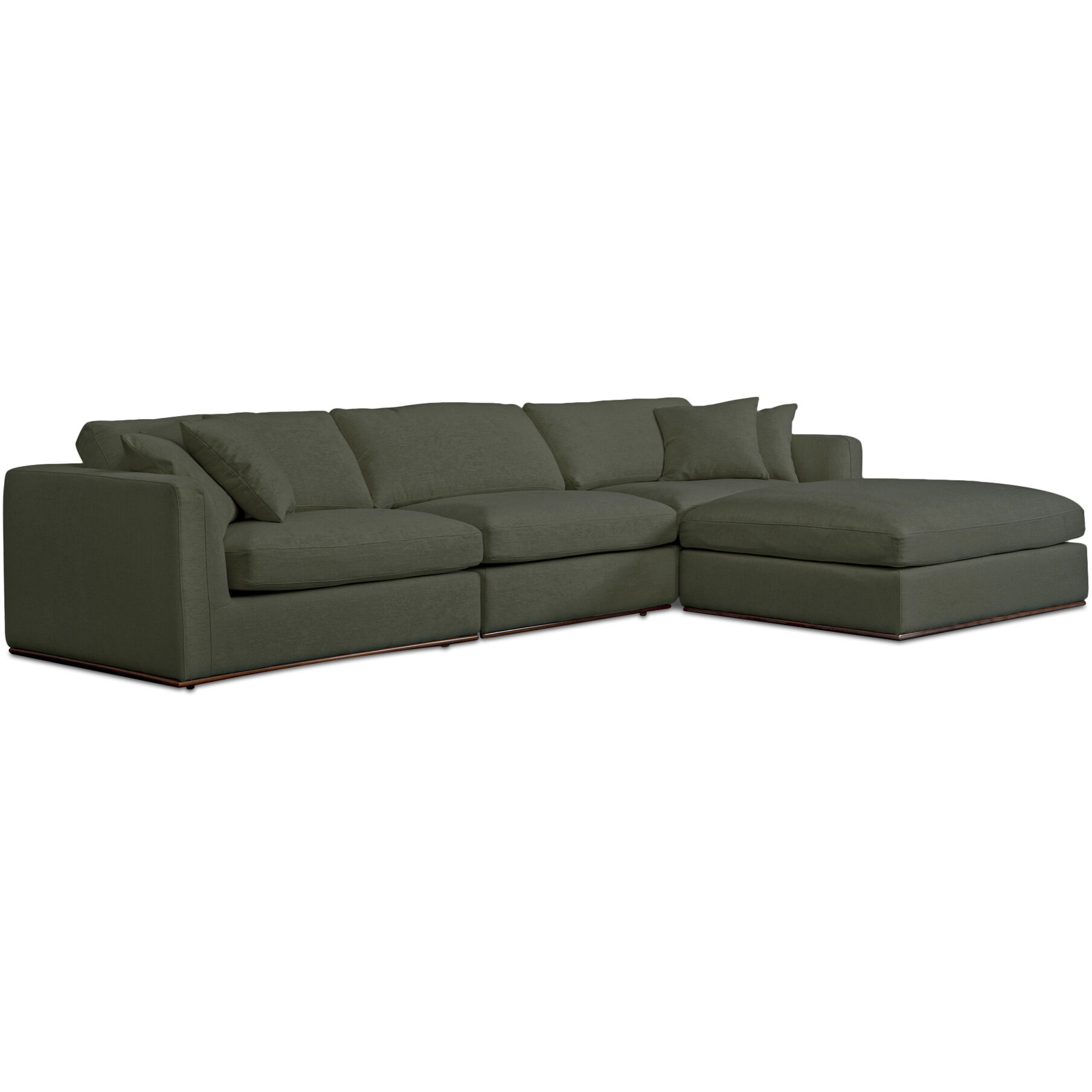 Rue Green Modular Sectional, Lounge